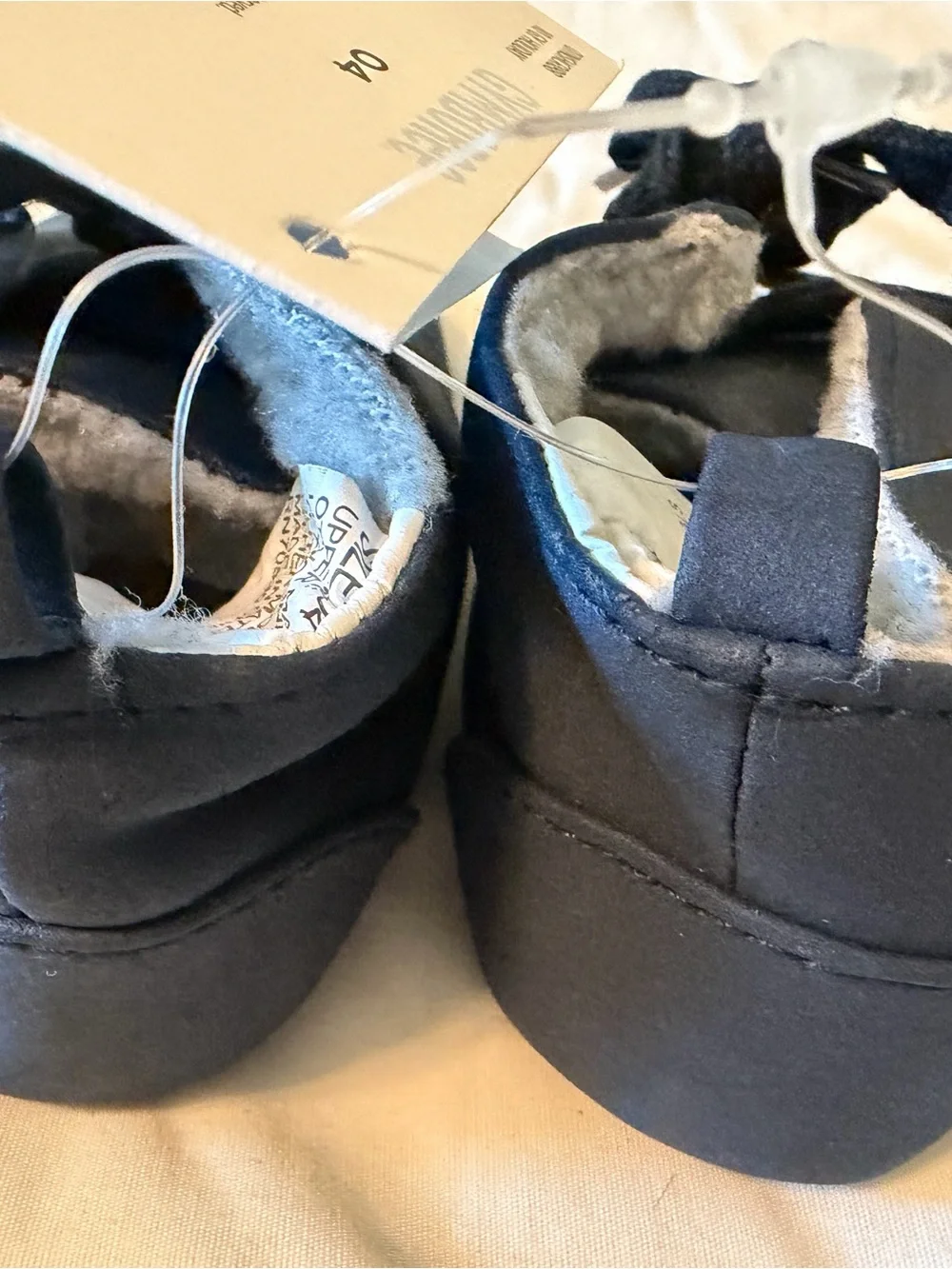 Baby Gymboree Faux Suede Lace-Up Booties – Navy | Baby Shoes | New with Tags